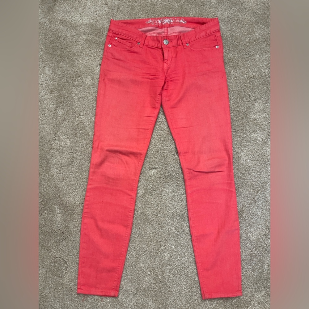 Express Women's Skinny Jeans in Red